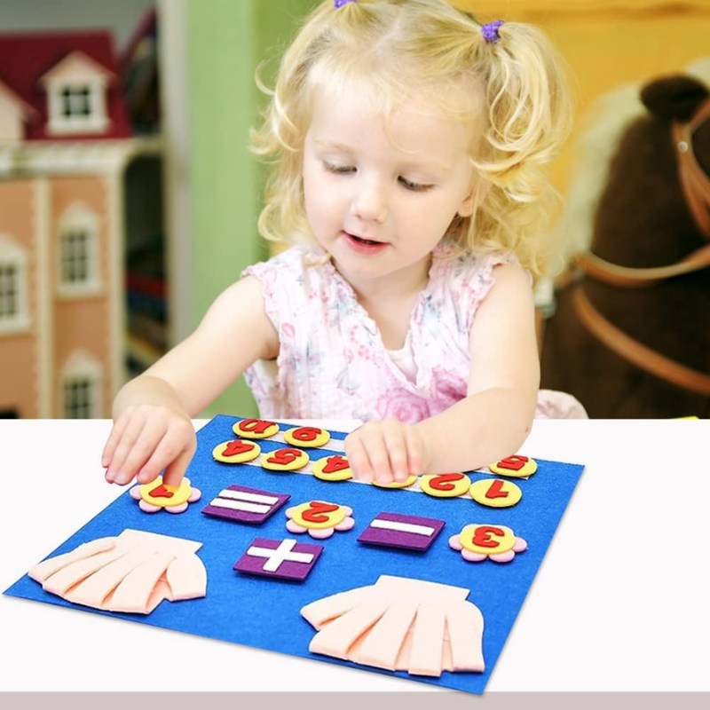 Chiffres Montessori en Feutre