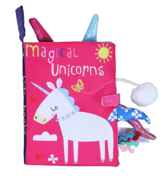 Livre Sensoriel Montessori en Tissu