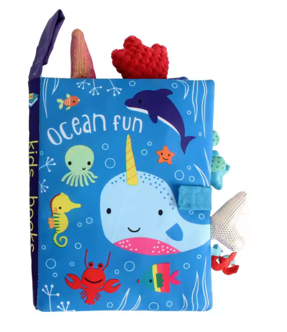 Livre Sensoriel Montessori en Tissu