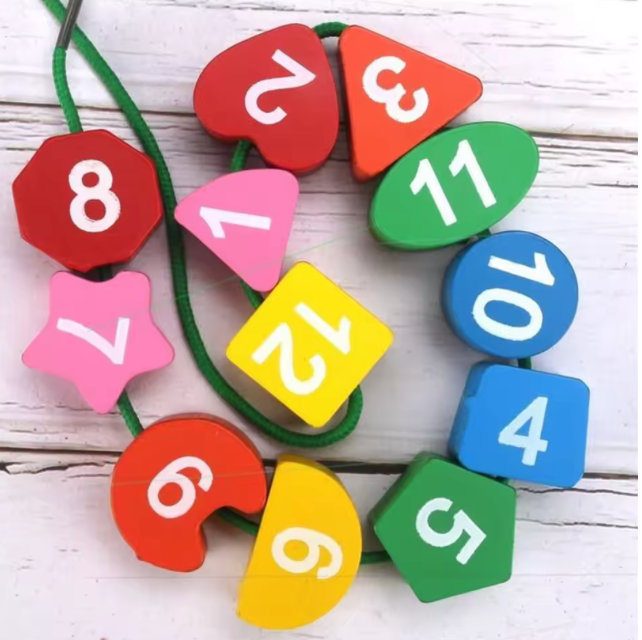 Horloge Montessori en Bois