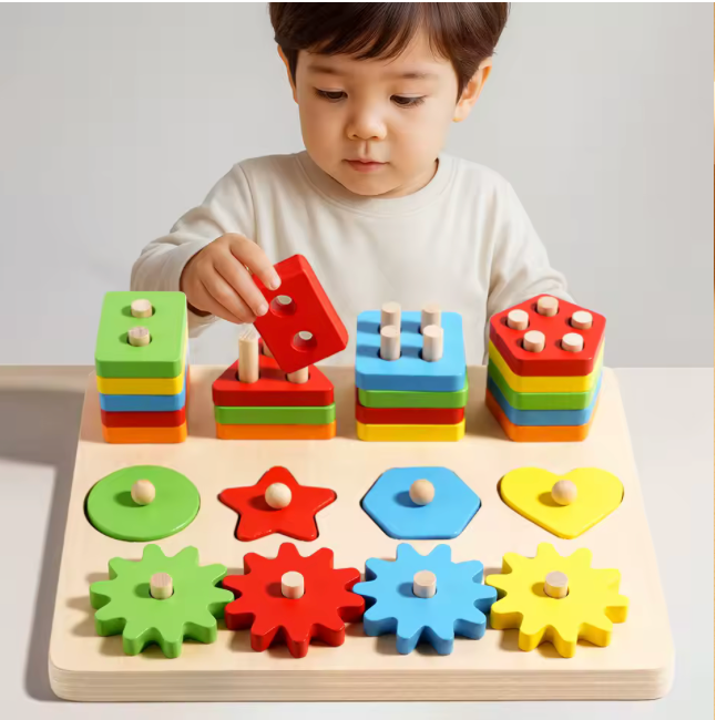 Jeu Montessori d’Empilage