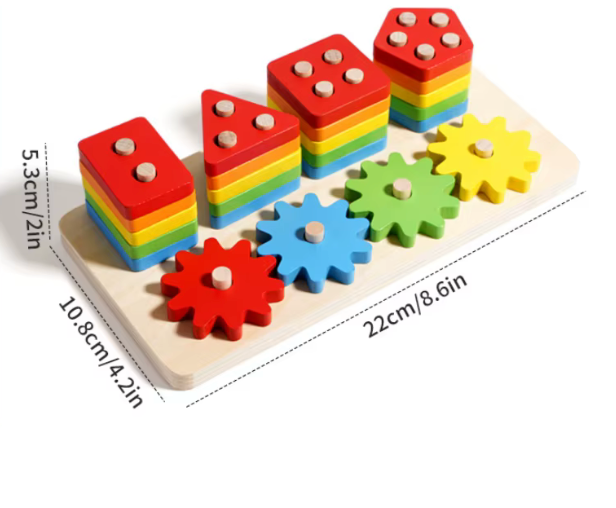 Jeu Montessori d’Empilage