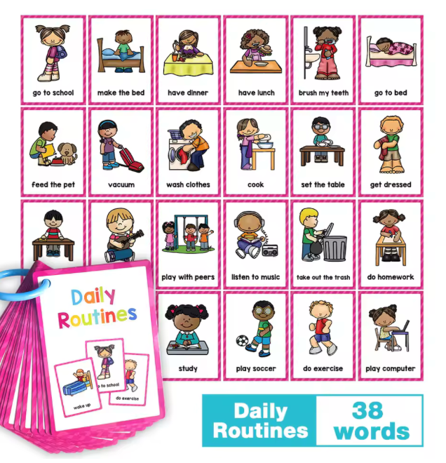 Cartes Montessori d’Apprentissage de l’Anglais