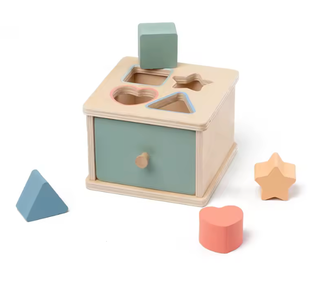 Boîte Montessori de Permanence d’Objets en Bois