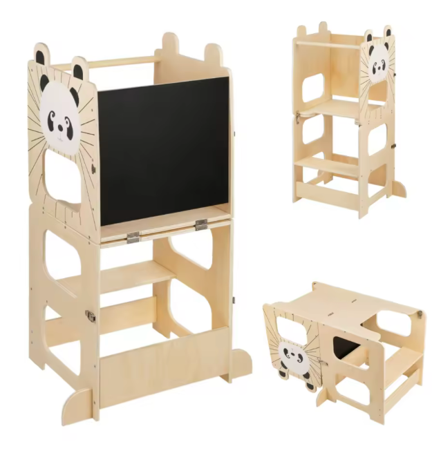 Cube d’Activités Montessori 5-en-1 en Bois