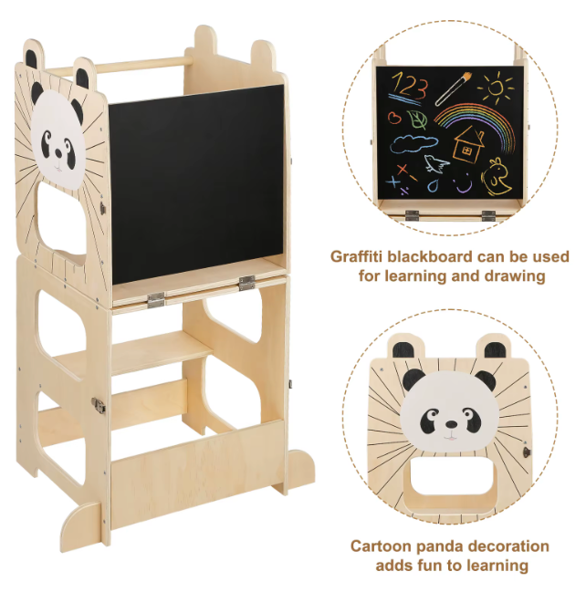Cube d’Activités Montessori 5-en-1 en Bois