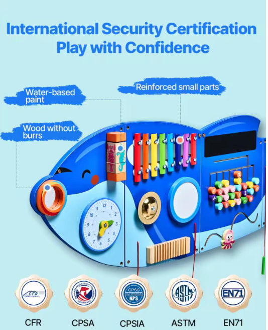 Panneau Mural d’Activités Montessori