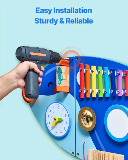 Panneau Mural d’Activités Montessori