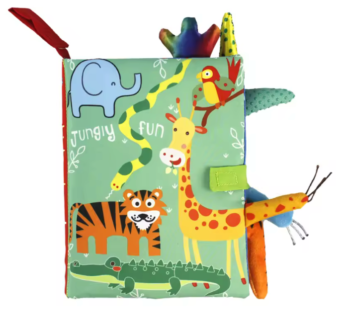 Livre Sensoriel Montessori en Tissu