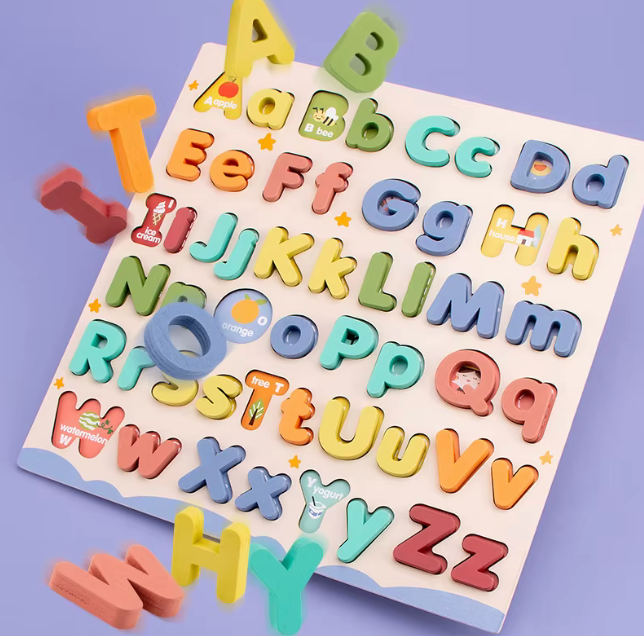 Puzzle Alphabet Montessori en Bois