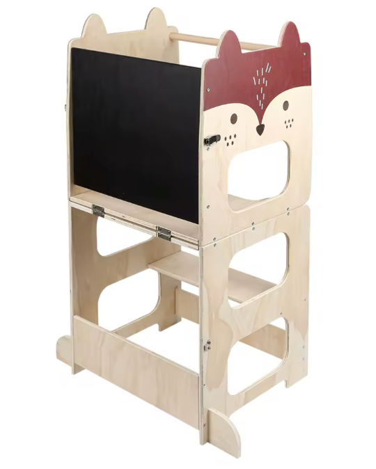 Cube d’Activités Montessori 5-en-1 en Bois